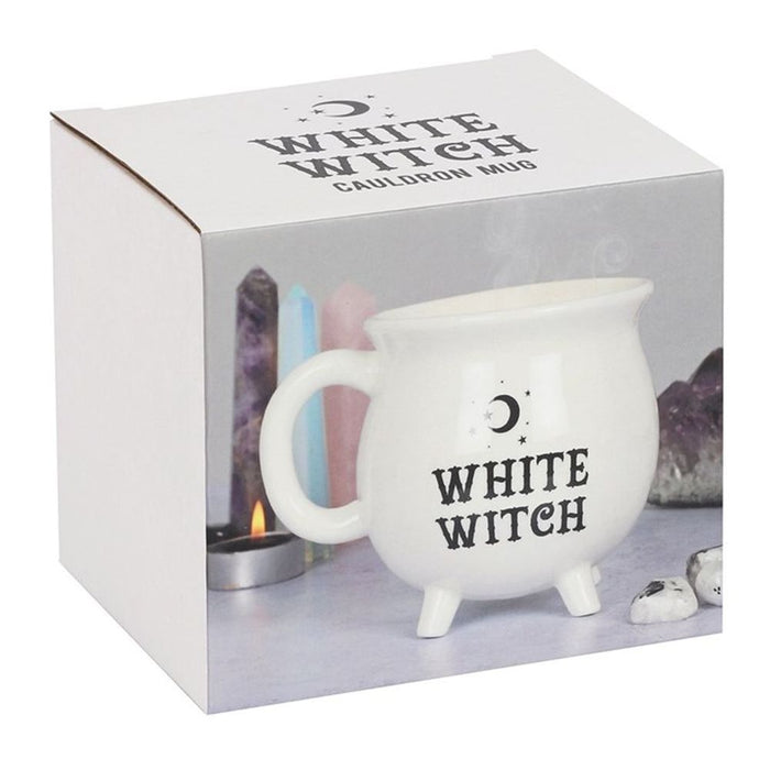 White Witch Cauldron Mug - The Gift Cabin UK