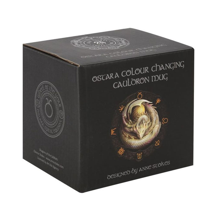 Ostara Colour Changing Cauldron Mug by Anne Stokes - The Gift Cabin UK