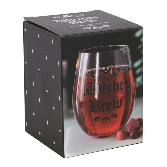 Witches Brew Stemless Wine Glass - The Gift Cabin UK