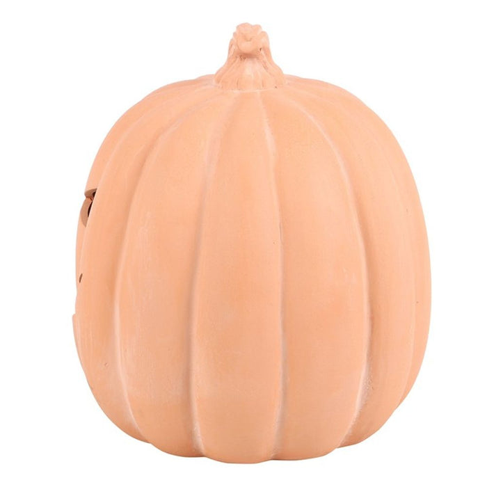 22cm Terracotta Pumpkin Ornament - The Gift Cabin UK