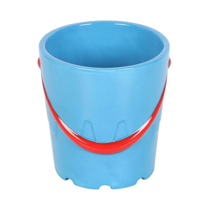 Bucket Shaped Ceramic Mug with Spade Spoon - The Gift Cabin UK