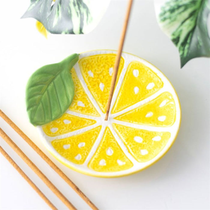 Lemon Slice Incense Stick Holder - The Gift Cabin UK