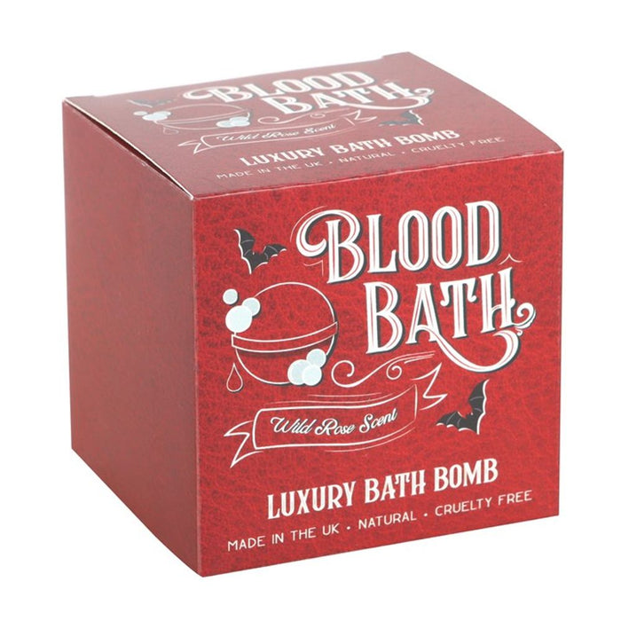 Blood Bath Wild Rose Bath Bomb - The Gift Cabin UK