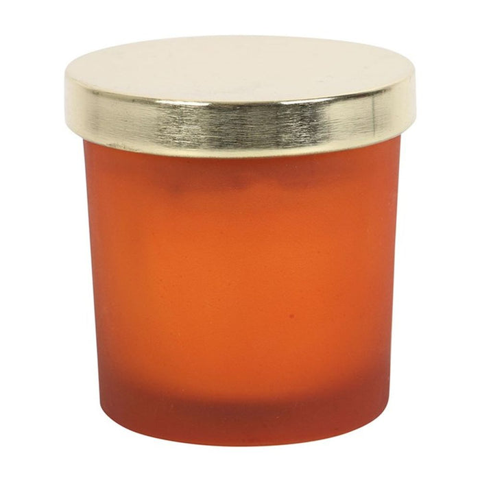 Sacral Chakra Orange Crystal Chip Candle - The Gift Cabin UK