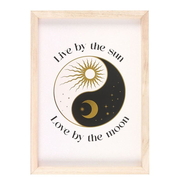 Yin Yang Framed Wall Art Print - The Gift Cabin UK