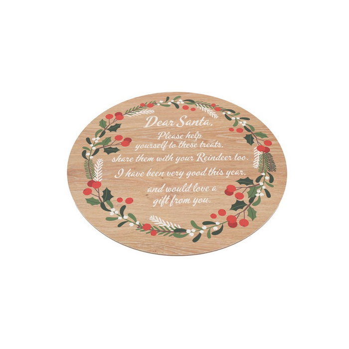 Treats for Santa Serving Plate - The Gift Cabin UK