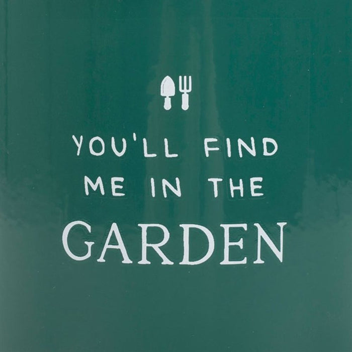 Find Me in the Garden Enamel Mug - The Gift Cabin UK