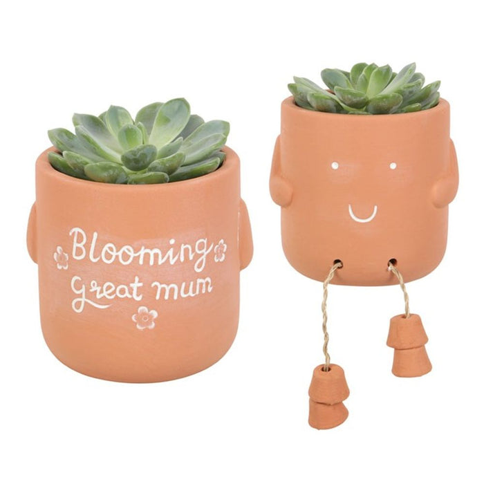 Blooming Great Mum Sitting Plant Pot Pal - The Gift Cabin UK