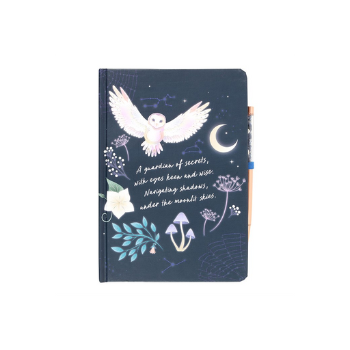 Night Owl Journal with Sodalite Pen - The Gift Cabin UK