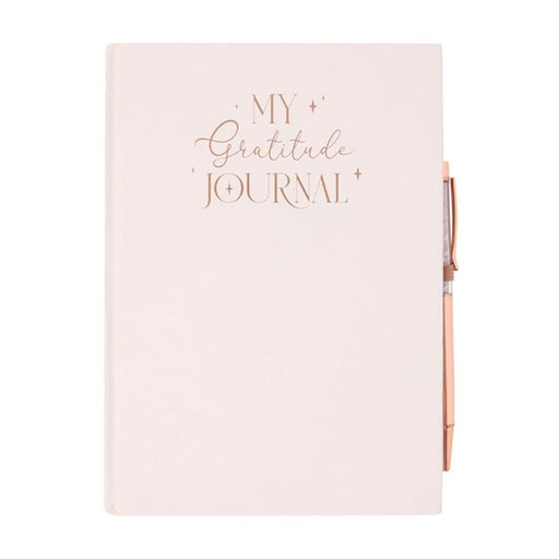 Gratitude Journal with Rose Quartz Pen - The Gift Cabin UK