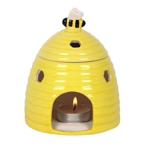 Yellow Beehive Oil Burner - The Gift Cabin UK