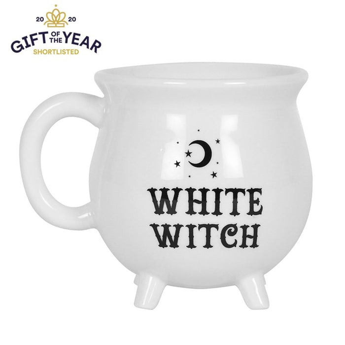 White Witch Cauldron Mug - The Gift Cabin UK