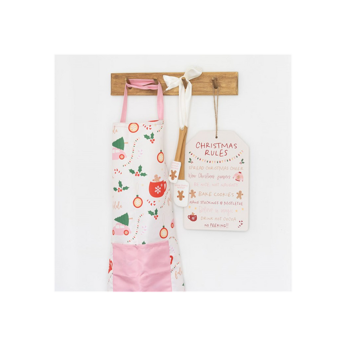 Sugarplum Fun Christmas Print Apron - The Gift Cabin UK