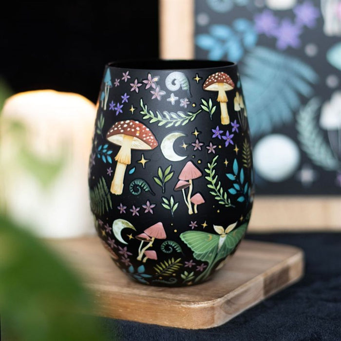 Dark Forest Print Stemless Glass - The Gift Cabin UK