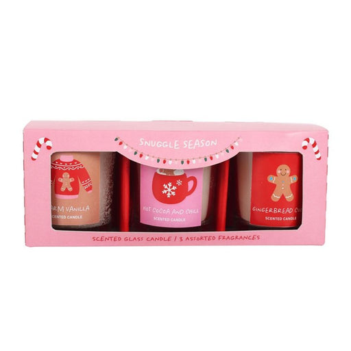 Sugarplum Fun Christmas Votive Candle Trio - The Gift Cabin UK