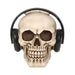 Skull Ornament with Headphones - The Gift Cabin UK