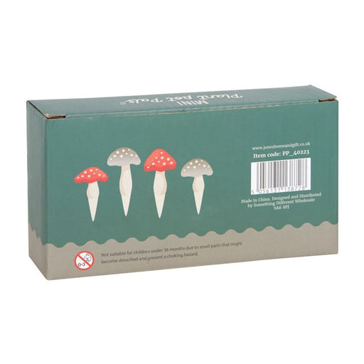 Set of 4 Mini Mushroom Plant Pot Pals - The Gift Cabin UK