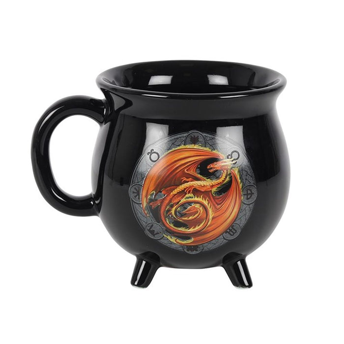 Beltane Colour Changing Cauldron Mug by Anne Stokes - The Gift Cabin UK