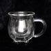 Clear Double Walled Glass Cauldron Mug - The Gift Cabin UK