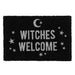 Black Witches Welcome Doormat - The Gift Cabin UK