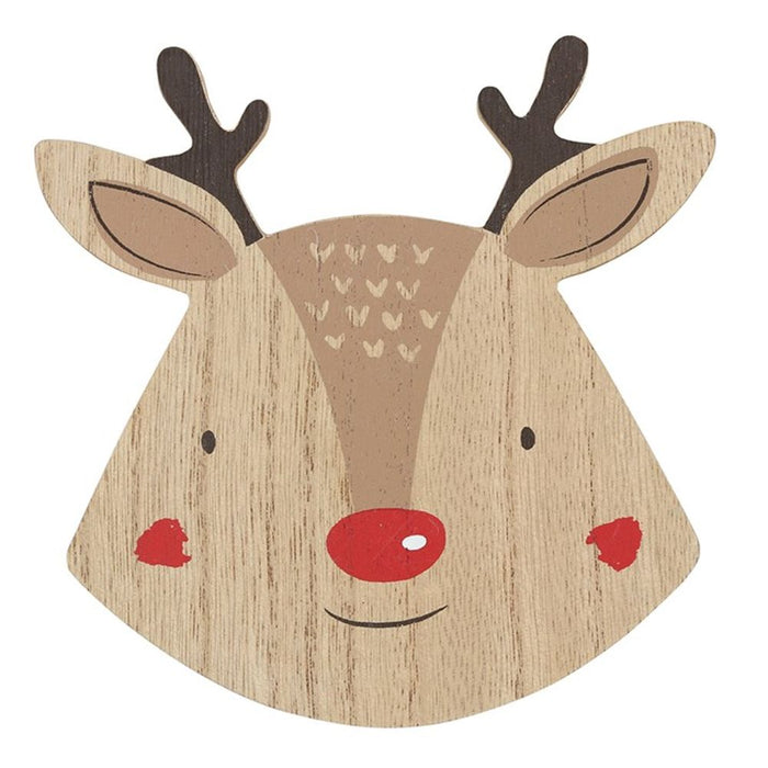 Set of 4 Reindeer Coasters - The Gift Cabin UK