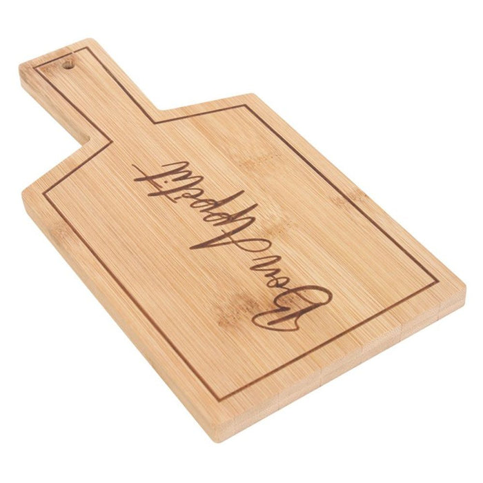 Bon Appétit Bamboo Serving Board - The Gift Cabin UK