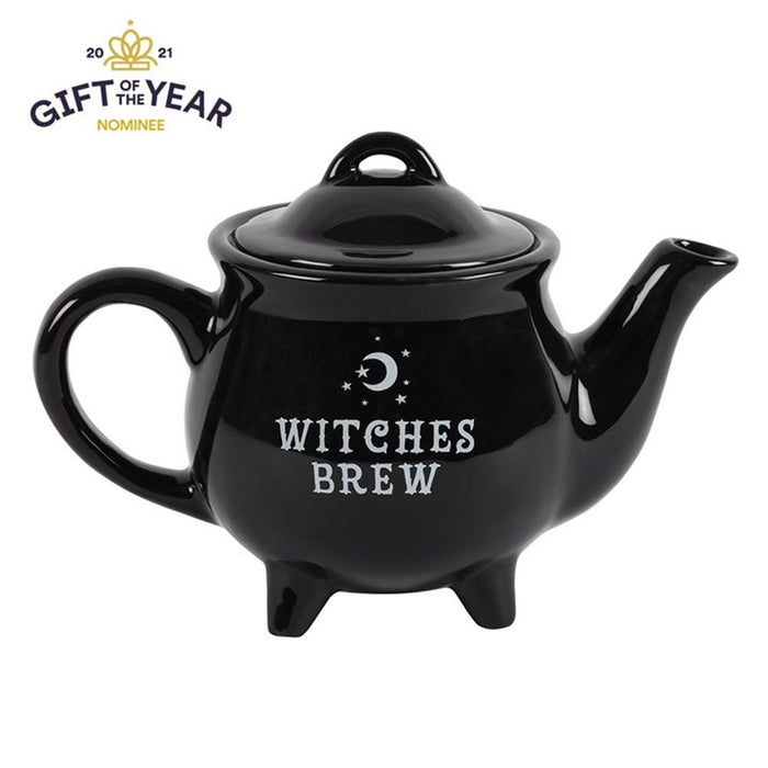 Witches Brew Black Ceramic Tea Pot - The Gift Cabin UK