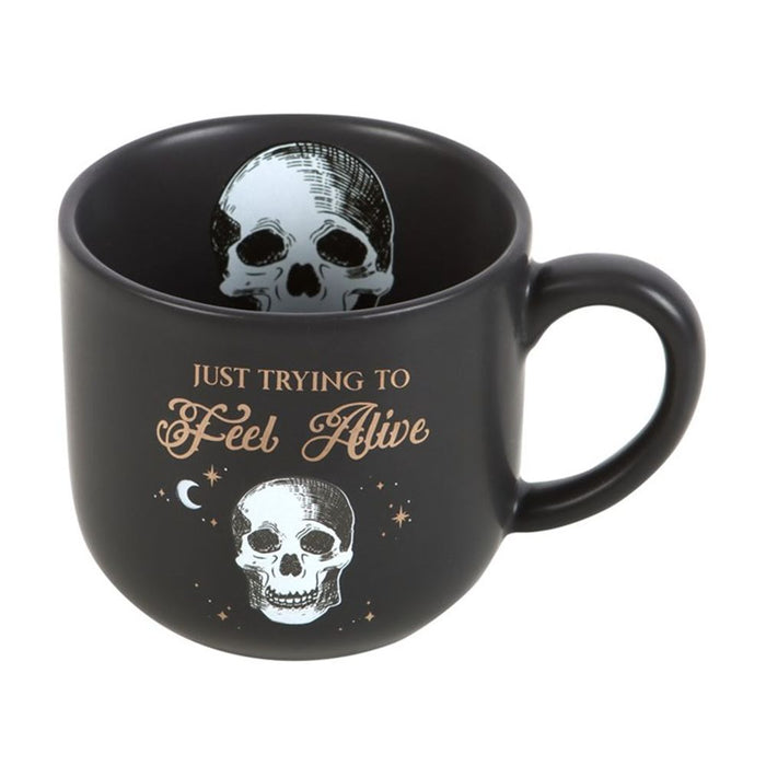 Trying To Feel Alive Mug - The Gift Cabin UK