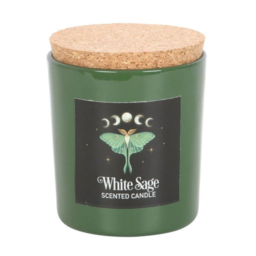 Luna Moth White Sage Candle - The Gift Cabin UK