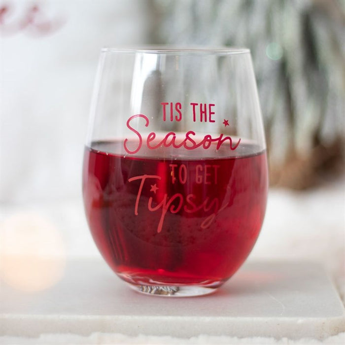 Season to Get Tipsy Stemless Glass - The Gift Cabin UK