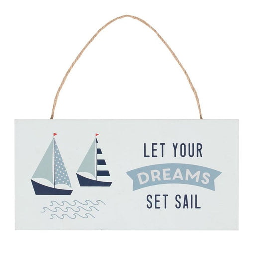 Set Sail Hanging Sign - The Gift Cabin UK