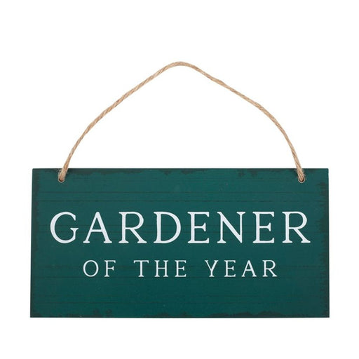 Gardener of the Year Hanging Sign - The Gift Cabin UK