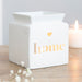 White Home Cut Out Oil Burner - The Gift Cabin UK