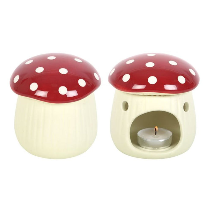 Mushroom Shaped Oil Burner and Wax Warmer - The Gift Cabin UK