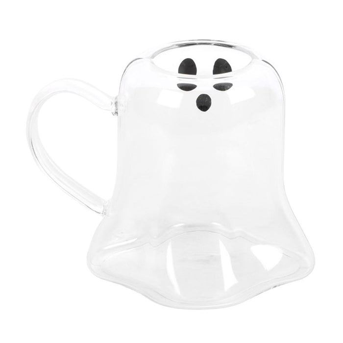 Ghost Shaped Glass Mug - The Gift Cabin UK