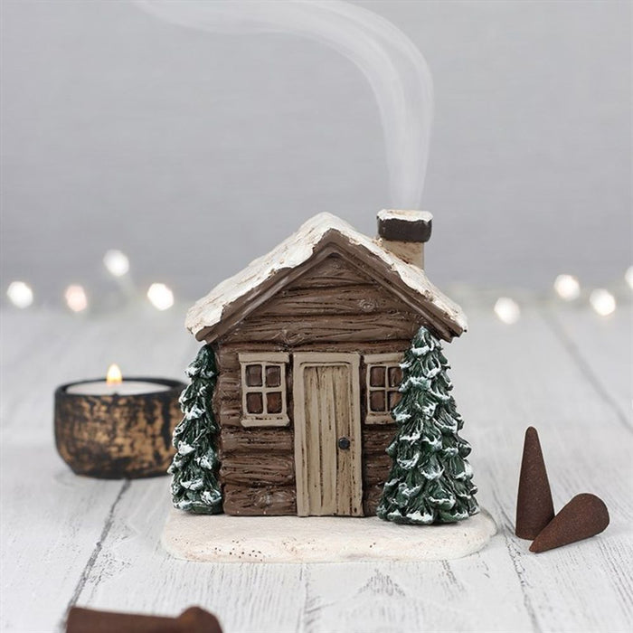 Log Cabin Incense Cone Burner - The Gift Cabin UK