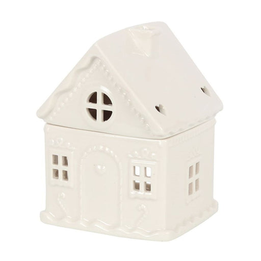 White Gingerbread House Oil Burner - The Gift Cabin UK