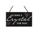 I Have a Crystal for That Witchy Hanging Sign - The Gift Cabin UK