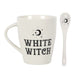 White Witch Mug and Spoon Set - The Gift Cabin UK