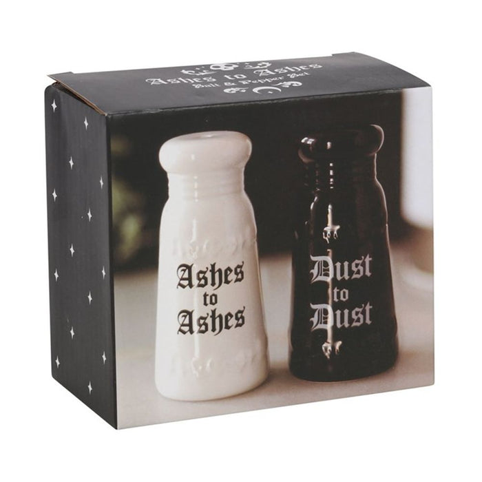 Ashes to Ashes Salt and Pepper Set - The Gift Cabin UK