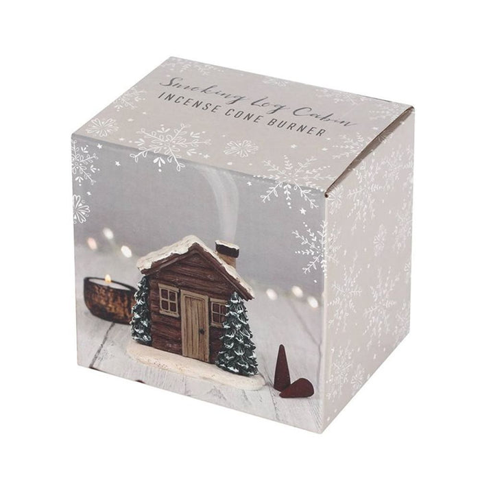 Log Cabin Incense Cone Burner - The Gift Cabin UK