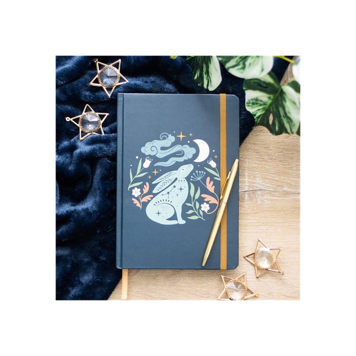 Midnight Hare A5 Notebook - The Gift Cabin UK