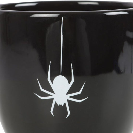 Black Spider Teacup - The Gift Cabin UK