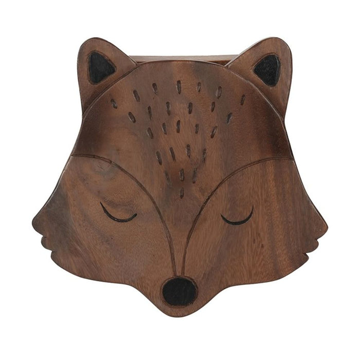 26cm Children's Wooden Fox Stool - The Gift Cabin UK