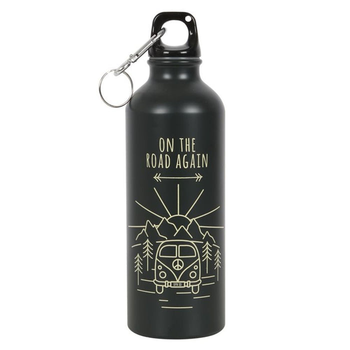 On The Road Again Metal Water Bottle - The Gift Cabin UK