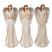 Trio of Small Glitter Angels - The Gift Cabin UK