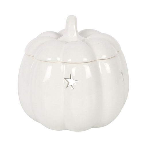 White Pumpkin Oil Burner - The Gift Cabin UK