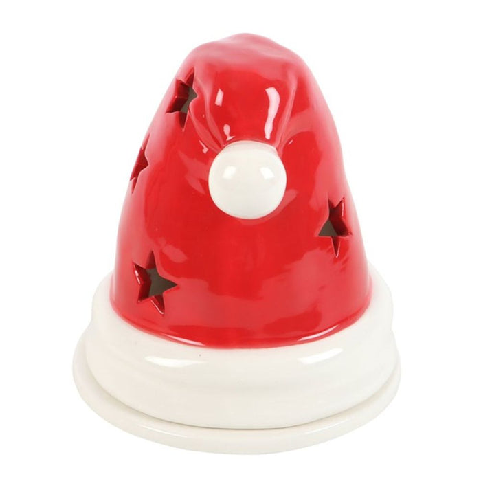 Santa Hat Incense Cone Burner and Tealight Holder - The Gift Cabin UK