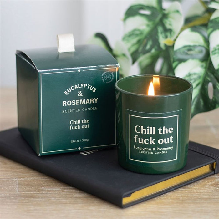 Sweary Chill Out Eucalyptus & Rosemary Candle