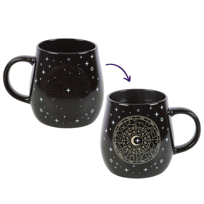 Astrology Wheel Heat Change Mug - The Gift Cabin UK